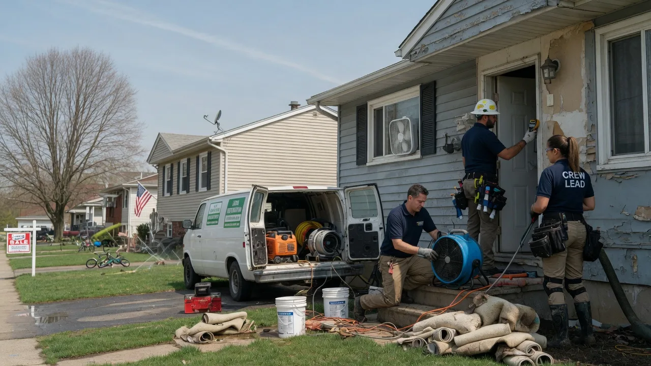 Flood Cleanup in Port Byron, IL near me